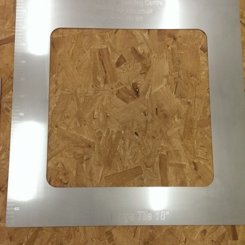 18" Diagonal Tile Template Tool