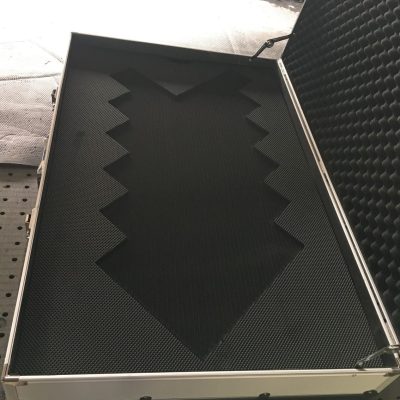 TDS case and foam inserts for templates