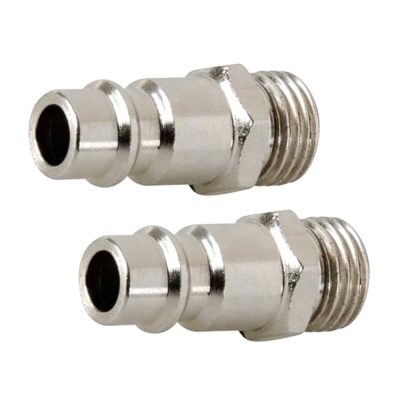 Euro Bayonet coupler 1/4″ Male thread 2pk