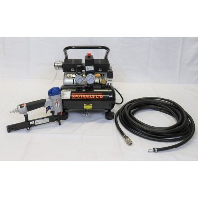 Spotnail TS3832 stapler with Silent compressor kit 240v