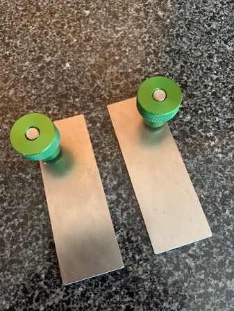 TDS straight edge Ruler ends Green
