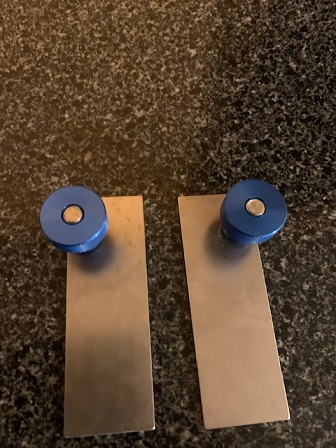 TDS straight edge Ruler ends Blue