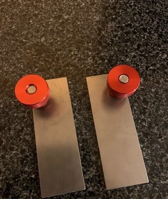 TDS straight edge Ruler ends Red