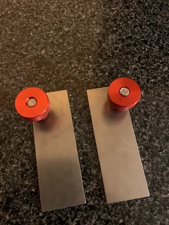 TDS straight edge Ruler ends Red