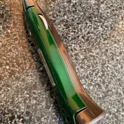 Two Tone Knife Green and Gun Metal Grey