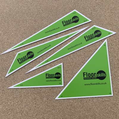 Floorskills Green SET 5 Angle Templates
